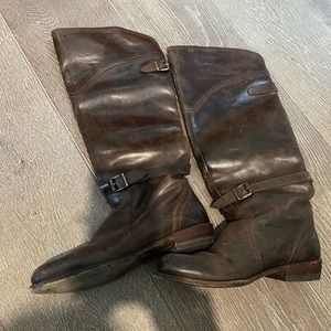 Frye leather riding boots